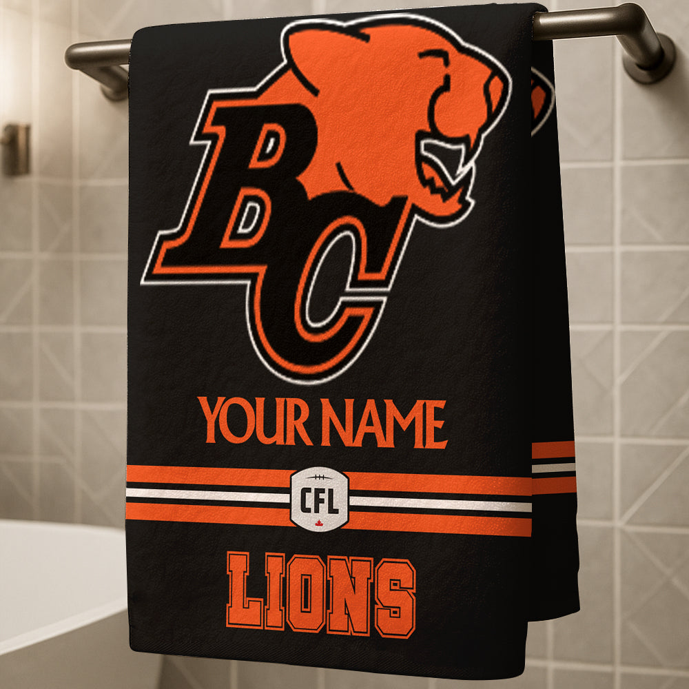 New CFL Personalized Beach & Bath Towel