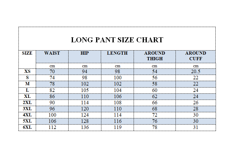 New CFL Customized Long Pants