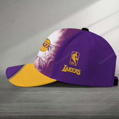 LIMITED EDITION - NEW CUSTOMIZED NBA09 LL LOS ANGELES LAKERS CLASSIC CAP