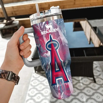 LIMITED EDITION - NEW CUSTOMIZED MLB27 LAA LOS ANGELES ANGELS 40oz TUMBLER