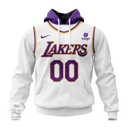 LIMITED EDITION - NEW CUSTOMIZED NBA09 LL LOS ANGELES LAKERS UNISEX T-SHIRT, POLO, HOODIE & JACKETS