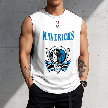 LIMITED EDITION - NEW CUSTOMIZED NBA18 DM DALLAS MAVERICKS TANKTOP & GYM SHIRT