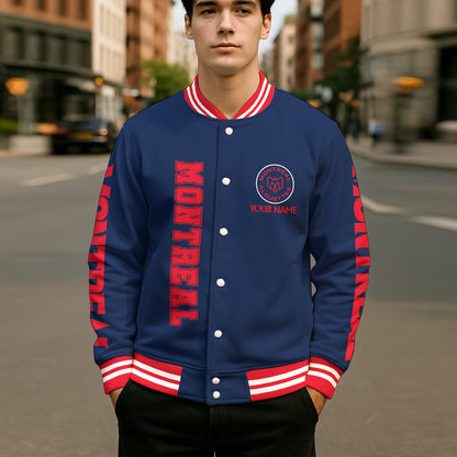 CFL New Personalized Baseball Jacket