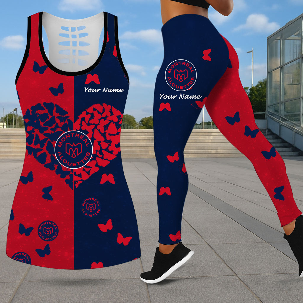 New CFL Customized Leggings & Hollow Tank Top Set