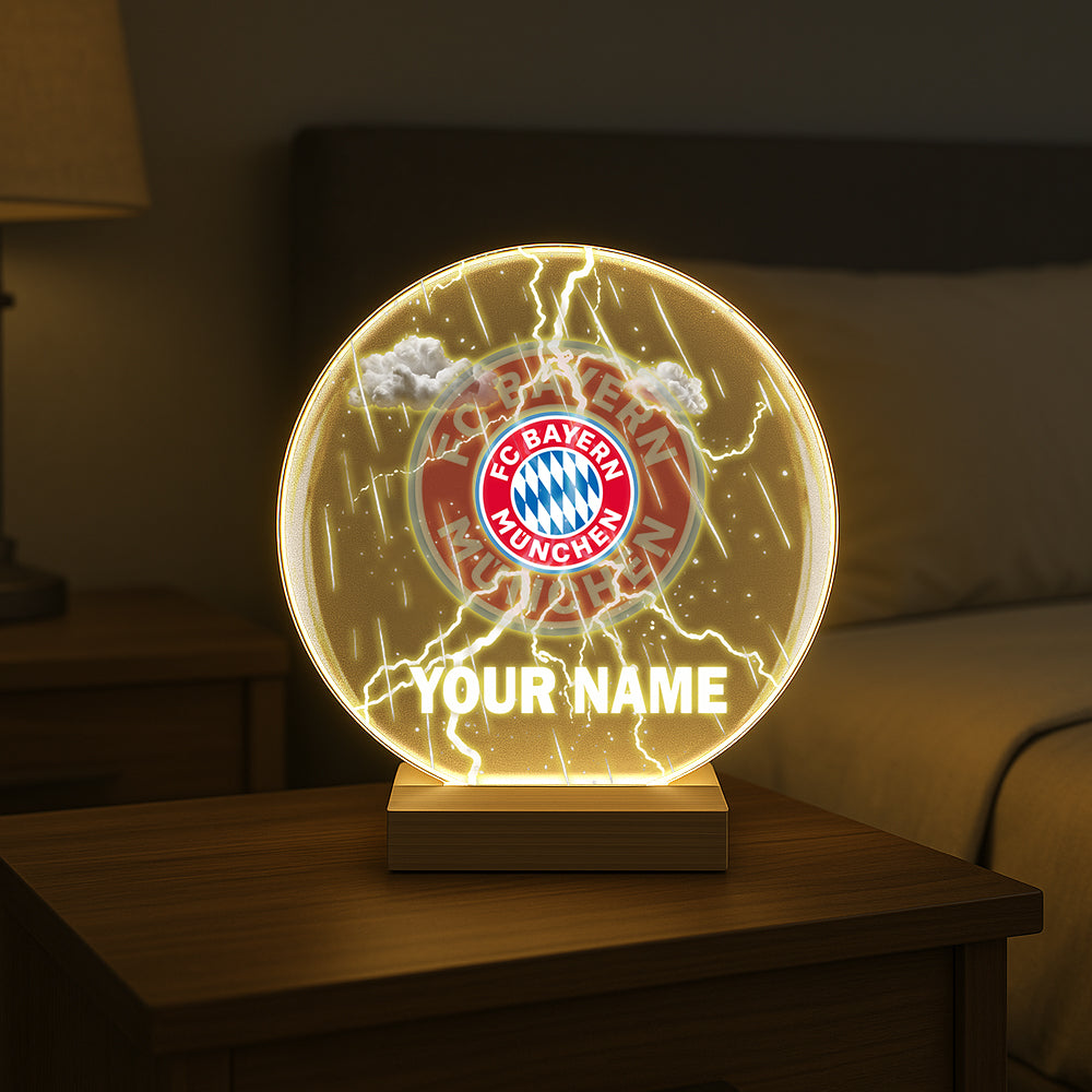 Bundesliga Circular Acrylic LED Night Light
