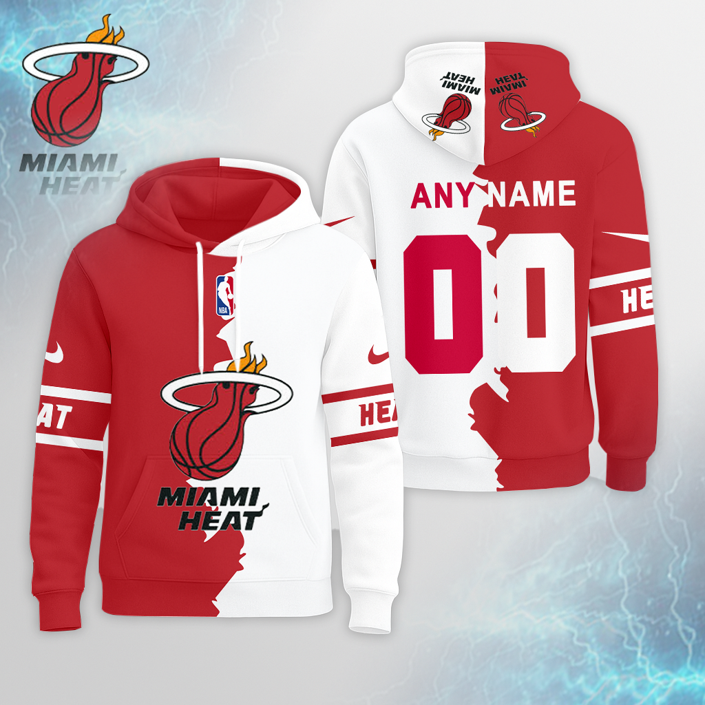 LIMITED EDITION - NEW CUSTOMIZED NBA20 MH MIAMI HEAT UNISEX T-SHIRT, POLO, HOODIE & JACKETS