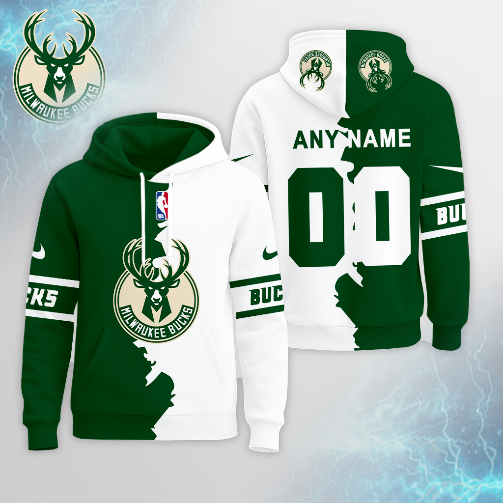 LIMITED EDITION - NEW CUSTOMIZED NBA11 MB MILWAUKEE BUCKS UNISEX T-SHIRT, POLO, HOODIE & JACKETS