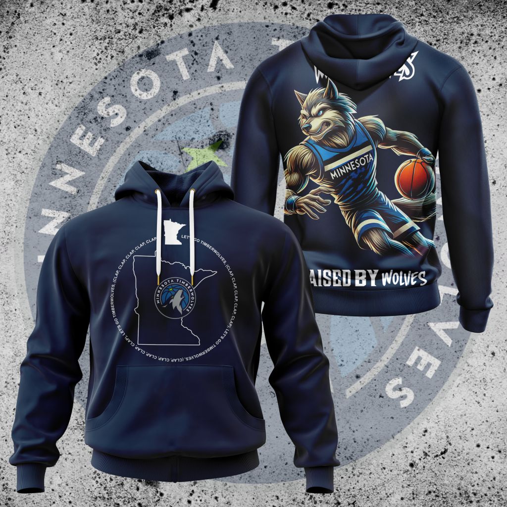 LIMITED EDITION - NEW CUSTOMIZED NBA05 MT MINNESOTA TIMBERWOLVES UNISEX T-SHIRT, POLO, HOODIE & JACKETS