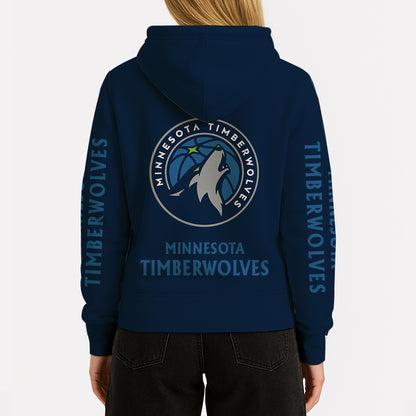 LIMITED EDITION - NEW CUSTOMIZED NBA05 MT MINNESOTA TIMBERWOLVES UNISEX HOODIE (KIDS & ADULTS)