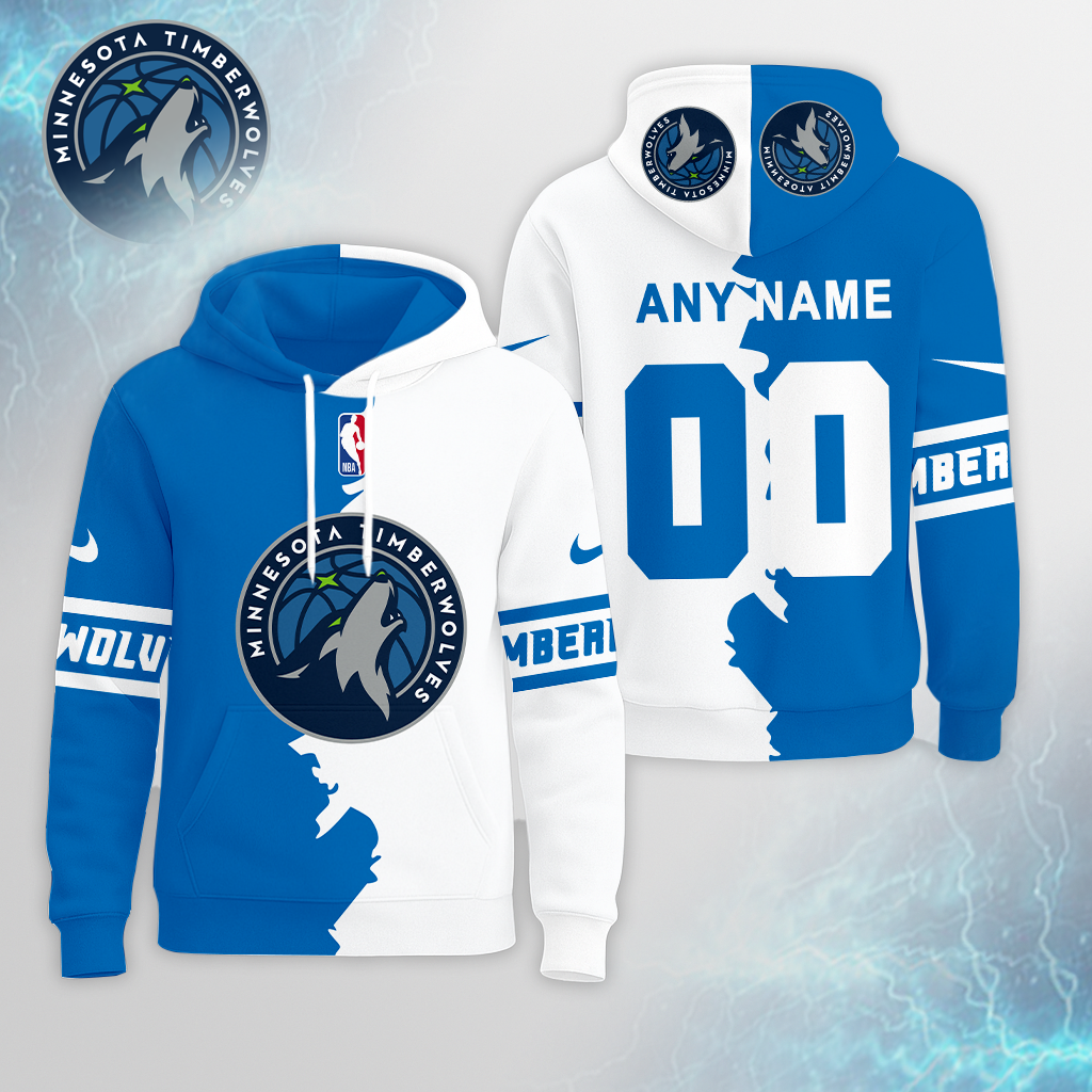 LIMITED EDITION - NEW CUSTOMIZED NBA05 MT MINNESOTA TIMBERWOLVES UNISEX T-SHIRT, POLO, HOODIE & JACKETS