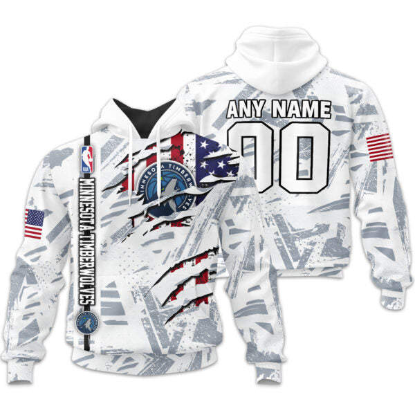 LIMITED EDITION - NEW CUSTOMIZED NBA05 MT MINNESOTA TIMBERWOLVES UNISEX T-SHIRT, POLO, HOODIE & JACKETS