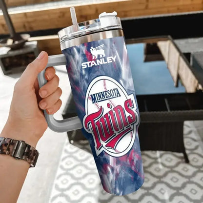LIMITED EDITION - NEW CUSTOMIZED MLB22 MTS MINNESOTA TWINS 40oz TUMBLER