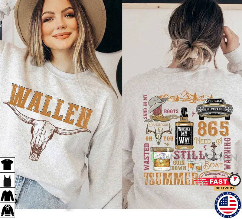 Retro Morgan Wallen Tour Sweatshirt