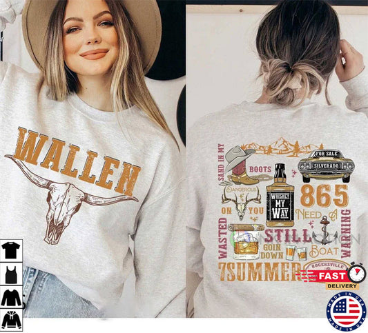 Retro Morgan Wallen Tour Sweatshirt