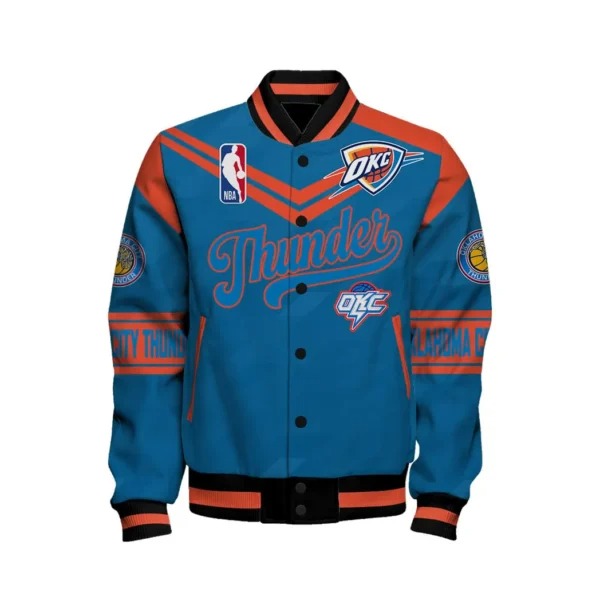 Oklahoma City Thunder Baseball & Bomber Jacket