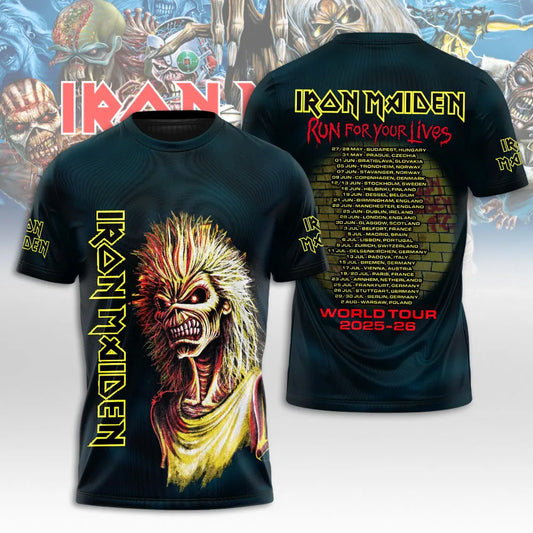 NEW PREMIUM IRON MAIDEN 3D APPAREL