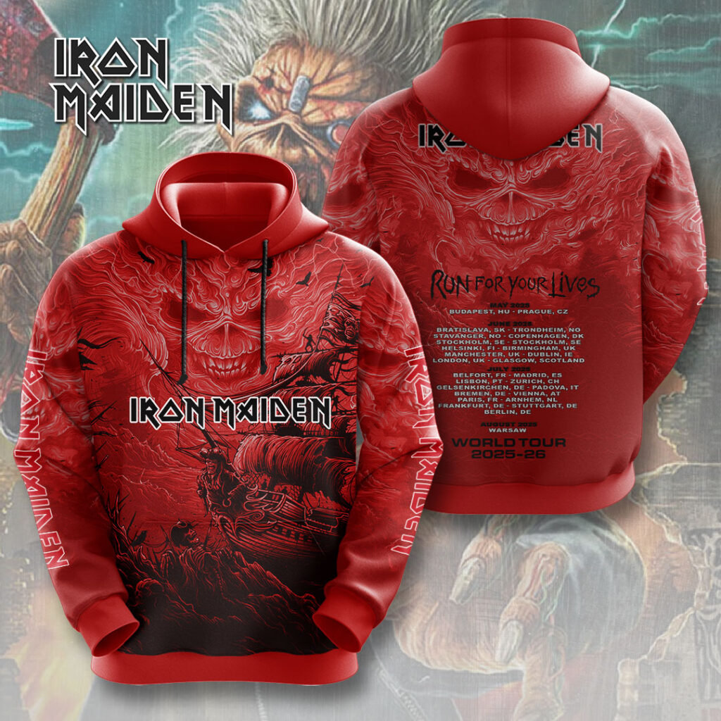 NEW PREMIUM IRON MAIDEN 3D APPAREL