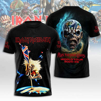 NEW PREMIUM IRON MAIDEN 3D APPAREL