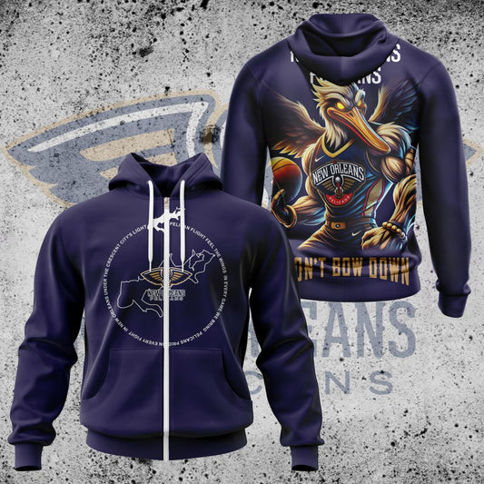 LIMITED EDITION - NEW CUSTOMIZED NBA30 NO NEW ORLEANS PELICANS UNISEX T-SHIRT, POLO, HOODIE & JACKETS