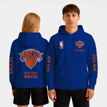 LIMITED EDITION - NEW CUSTOMIZED NBA04 NY NEW YORK KNICKS UNISEX HOODIE (KIDS & ADULTS)