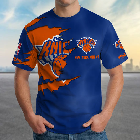 LIMITED EDITION - NEW CUSTOMIZED NBA04 NY NEW YORK KNICKS T-SHIRT