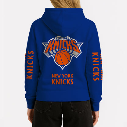 LIMITED EDITION - NEW CUSTOMIZED NBA04 NY NEW YORK KNICKS UNISEX HOODIE (KIDS & ADULTS)