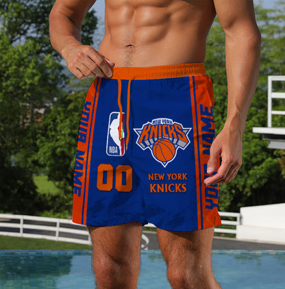 LIMITED EDITION - NEW CUSTOMIZED NBA04 NY NEW YORK KNICKS UNISEX SHORT PANTS