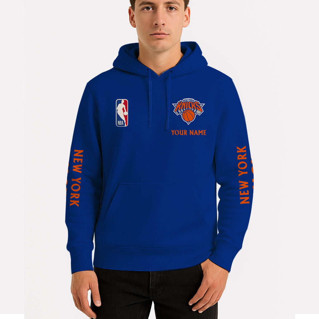 LIMITED EDITION - NEW CUSTOMIZED NBA04 NY NEW YORK KNICKS UNISEX HOODIE (KIDS & ADULTS)