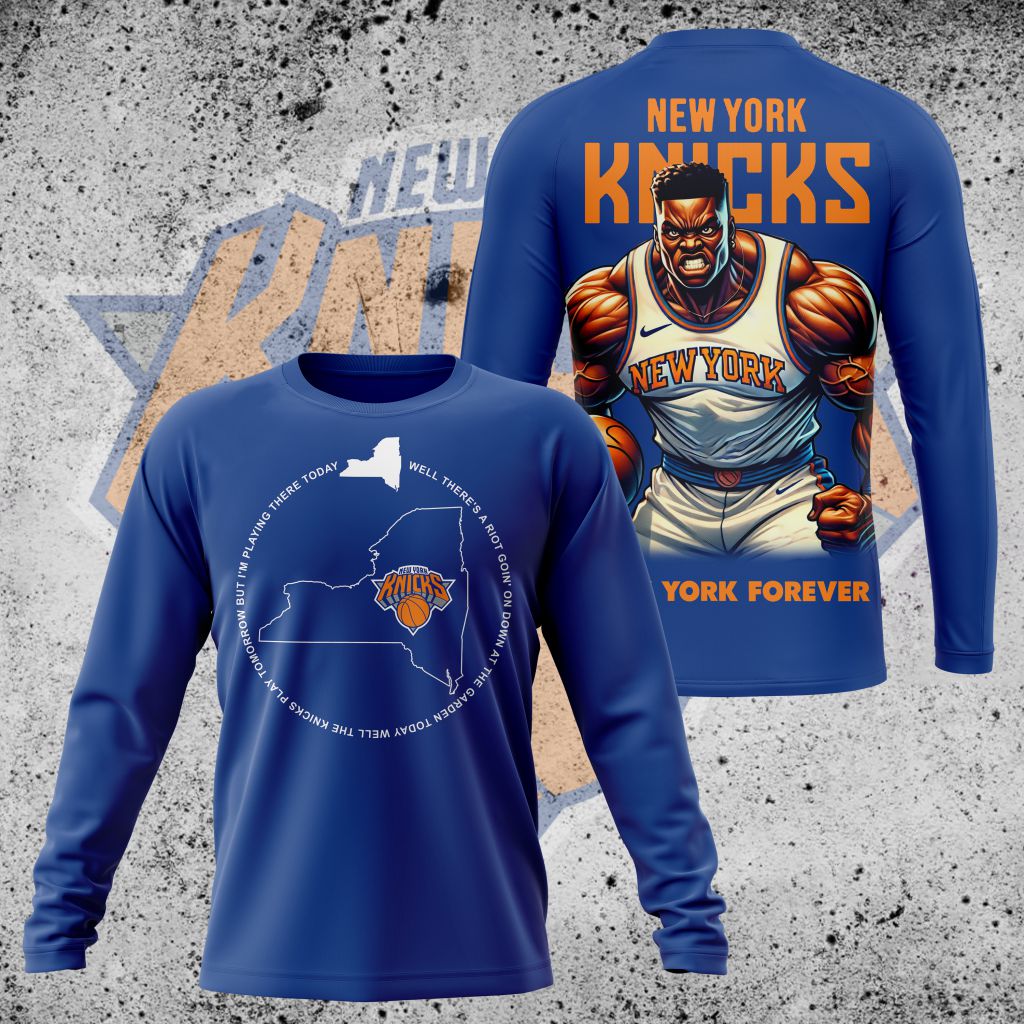 LIMITED EDITION - NEW CUSTOMIZED NBA04 NY NEW YORK KNICKS UNISEX T-SHIRT, POLO, HOODIE & JACKETS