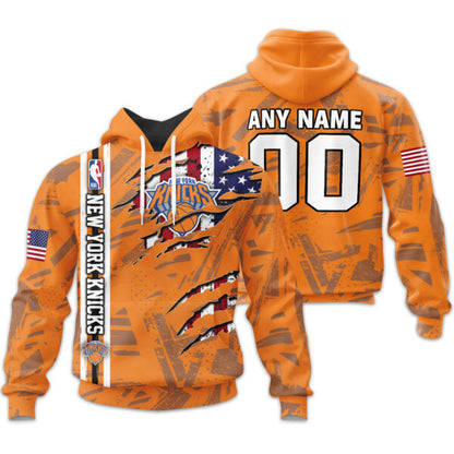 LIMITED EDITION - NEW CUSTOMIZED NBA04 NY NEW YORK KNICKS UNISEX T-SHIRT, POLO, HOODIE & JACKETS