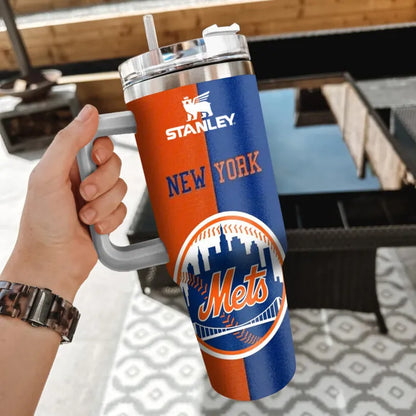 LIMITED EDITION - NEW CUSTOMIZED MLB17 NYM NEW YORK METS 40oz TUMBLER
