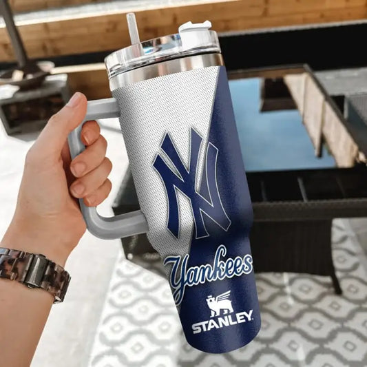 LIMITED EDITION - NEW CUSTOMIZED MLB01 NYY NEW YORK YANKEES 40oz TUMBLER