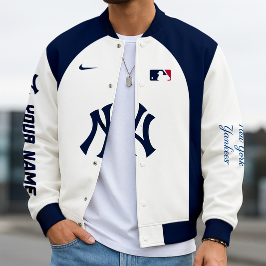 LIMITED EDITION - NEW CUSTOMIZED MLB01 NYY NEW YORK YANKEES BASEBALL JACKET