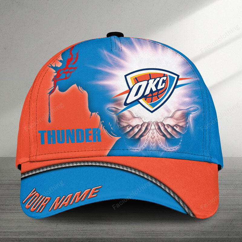 LIMITED EDITION - NEW CUSTOMIZED NBA01 OC OKLAHOMA CITY THUNDER CLASSIC CAP