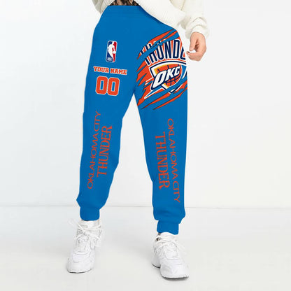 LIMITED EDITION - NEW CUSTOMIZED NBA01 OC OKLAHOMA CITY THUNDER UNISEX LONG PANTS