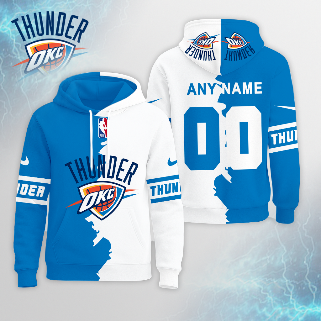 LIMITED EDITION - NEW CUSTOMIZED NBA01 OC OKLAHOMA CITY THUNDER UNISEX T-SHIRT, POLO, HOODIE & JACKETS
