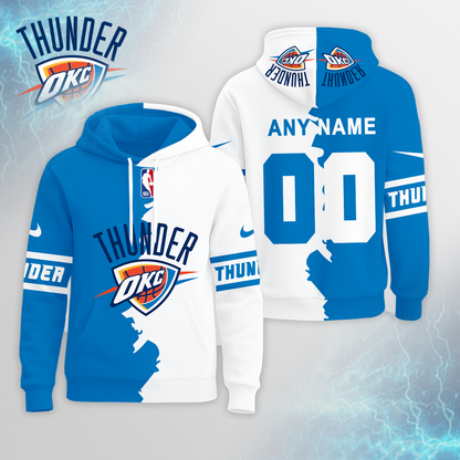 LIMITED EDITION - NEW CUSTOMIZED NBA01 OC OKLAHOMA CITY THUNDER UNISEX T-SHIRT, POLO, HOODIE & JACKETS