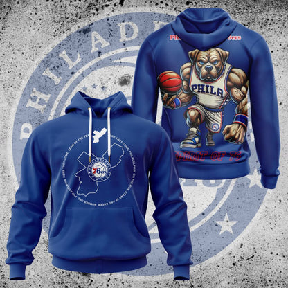 LIMITED EDITION - NEW CUSTOMIZED NBA26 P76 PHILADELPHIA 76ERS UNISEX T-SHIRT, POLO, HOODIE & JACKETS
