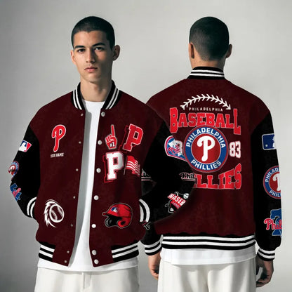 LIMITED EDITION - NEW CUSTOMIZED MLB11 PPS PHILADELPHIA PHILLIES UNISEX T-SHIRT, POLO, HOODIE & JACKETS