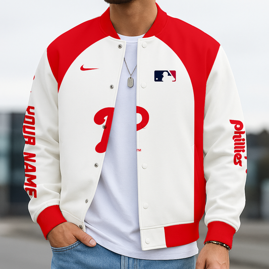 LIMITED EDITION - NEW CUSTOMIZED MLB11 PPS PHILADELPHIA PHILLIES BASEBALL JACKET
