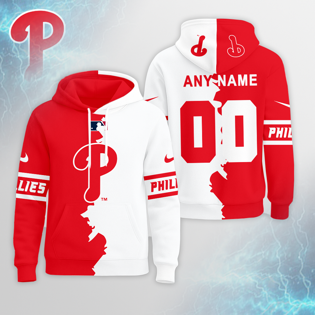 LIMITED EDITION - NEW CUSTOMIZED MLB11 PPS PHILADELPHIA PHILLIES UNISEX T-SHIRT, POLO, HOODIE & JACKETS