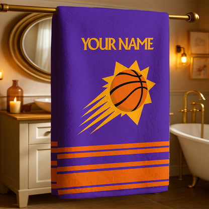 LIMITED EDITION - NEW CUSTOMIZED NBA21 PS PHOENIX SUNS BEACH & BATH TOWEL