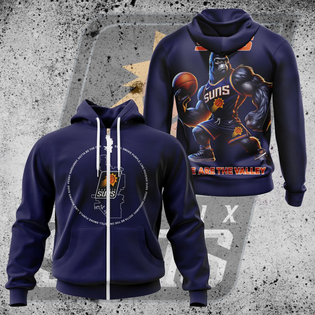 LIMITED EDITION - NEW CUSTOMIZED NBA21 PS PHOENIX SUNS UNISEX T-SHIRT, POLO, HOODIE & JACKETS