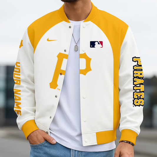 LIMITED EDITION - NEW CUSTOMIZED MLB29 PHP PITTSBURGH PIRATES BASEBALL JACKET
