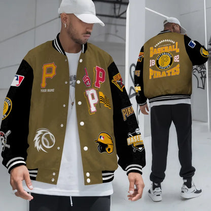 LIMITED EDITION - NEW CUSTOMIZED MLB29 PHP PITTSBURGH PIRATES UNISEX T-SHIRT, POLO, HOODIE & JACKETS