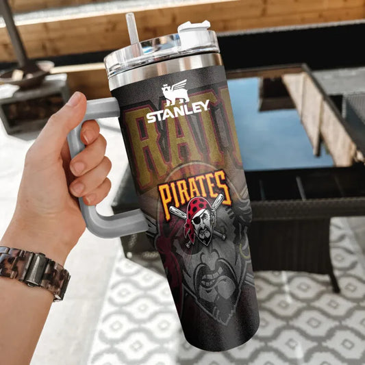 LIMITED EDITION - NEW CUSTOMIZED MLB29 PHP PITTSBURGH PIRATES 40oz TUMBLER