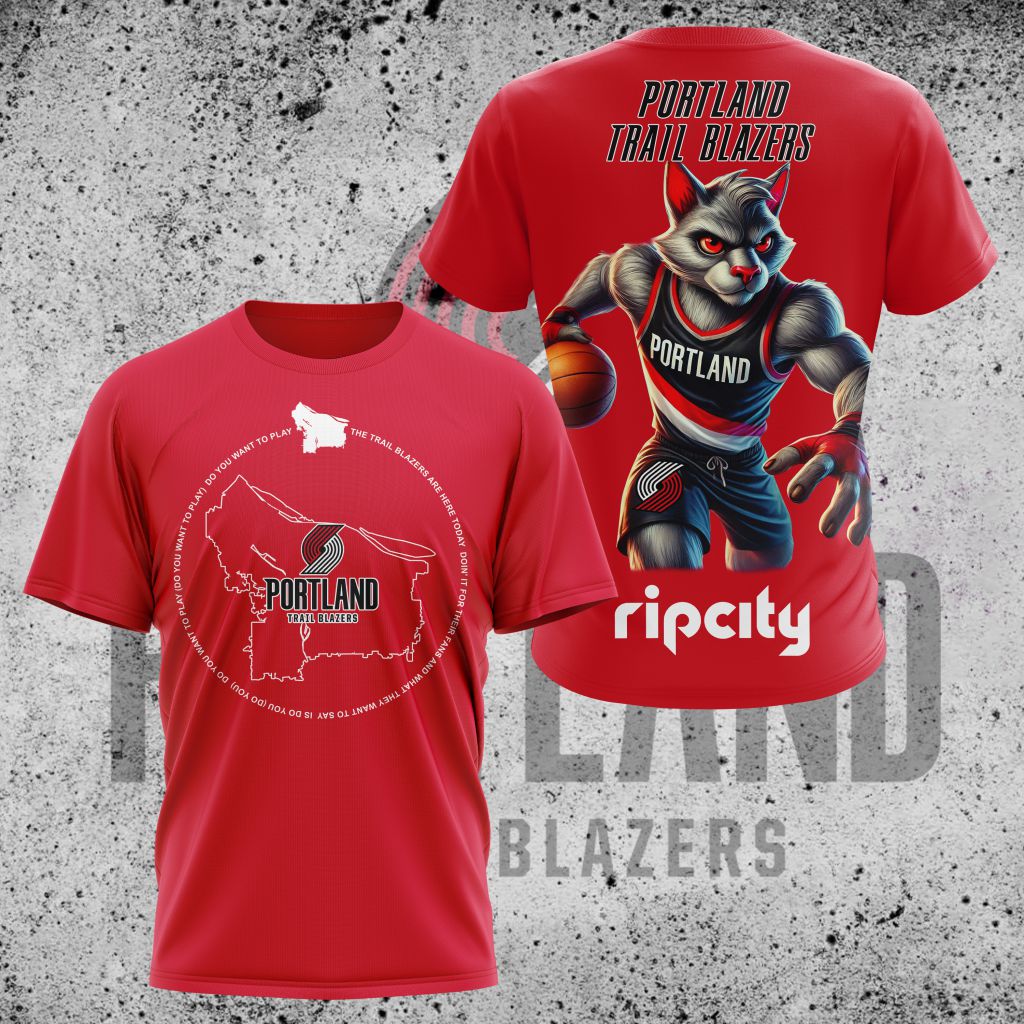 LIMITED EDITION - NEW CUSTOMIZED NBA22 PT PORTLAND TRAIL BLAZERS UNISEX T-SHIRT, POLO, HOODIE & JACKETS