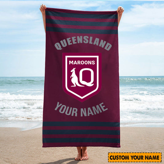 LIMITED EDITION - NEW 18 QSM PERSONALIZED BEACH TOWEL GIFT FOR FANS