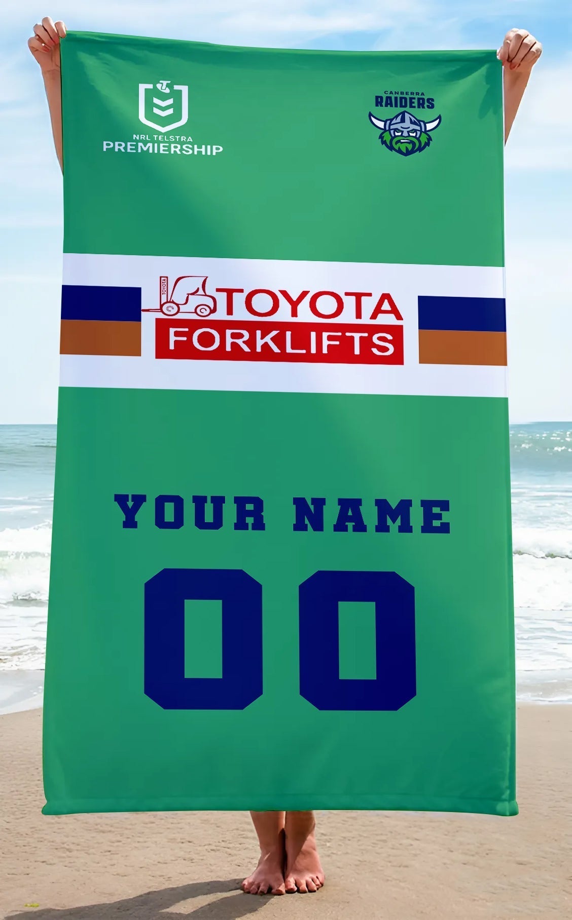 LIMITED EDITION - NEW 04 CRD PERSONALIZED BEACH TOWEL GIFT FOR FANS