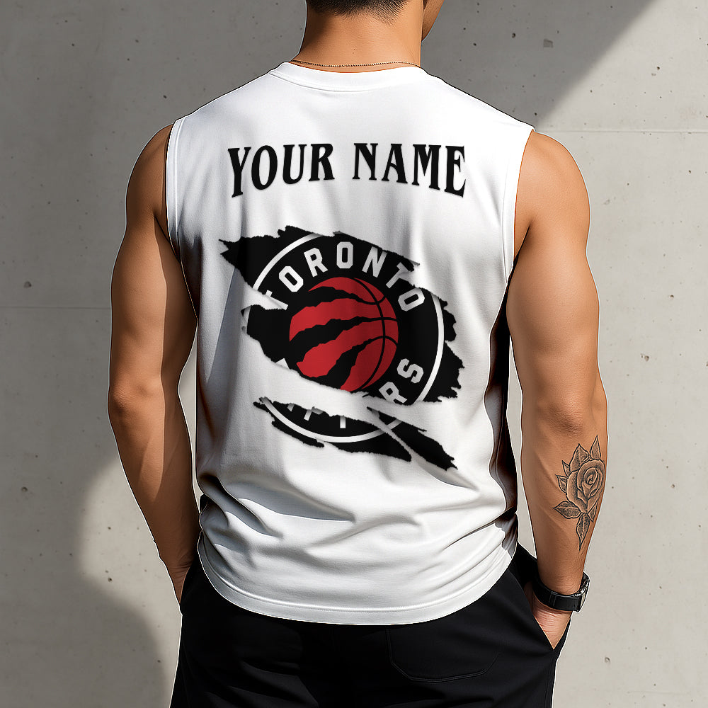 LIMITED EDITION - NEW CUSTOMIZED NBA24 TR TORONTO RAPTORS TANKTOP & GYM SHIRT